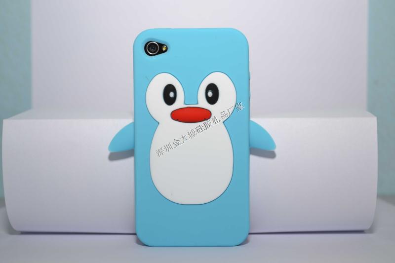 IPhone5立體企鵝手機保護套
